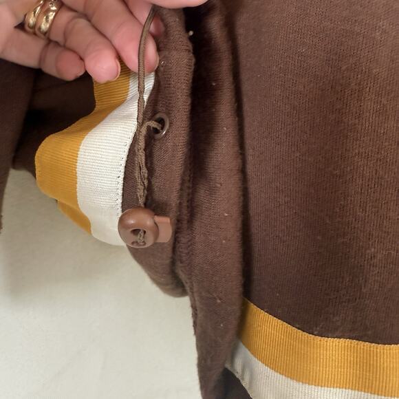 Veezo Wear RARE! Y2K ‘03’ New York Fleece Jacket Excellent Condition! LARGE Brwn - Picture 2 of 11